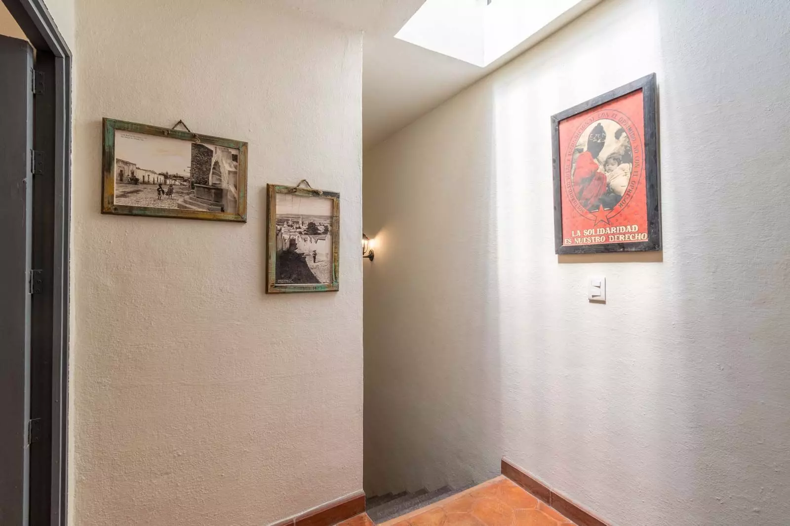 CASA OLIVO — Guadalupe, San Miguel de Allende — photo 15 — charming hallway with historic character