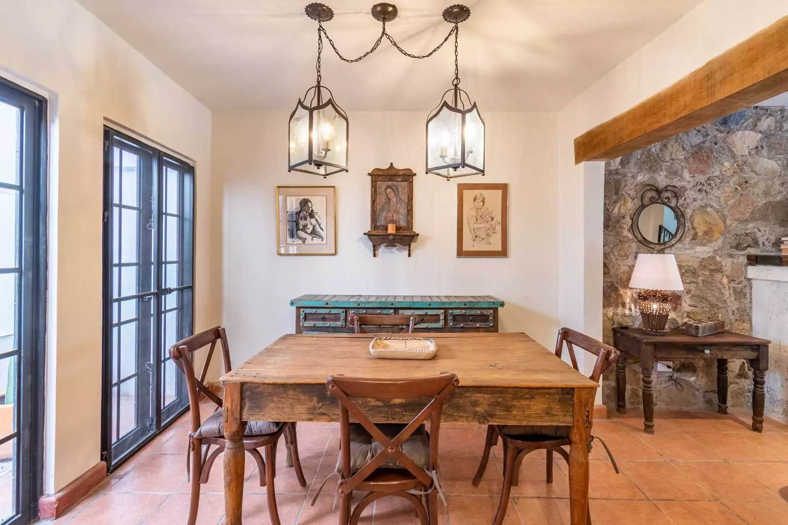 CASA OLIVO — Guadalupe, San Miguel de Allende — photo 5 — rustic charm meets elegant dining elegance