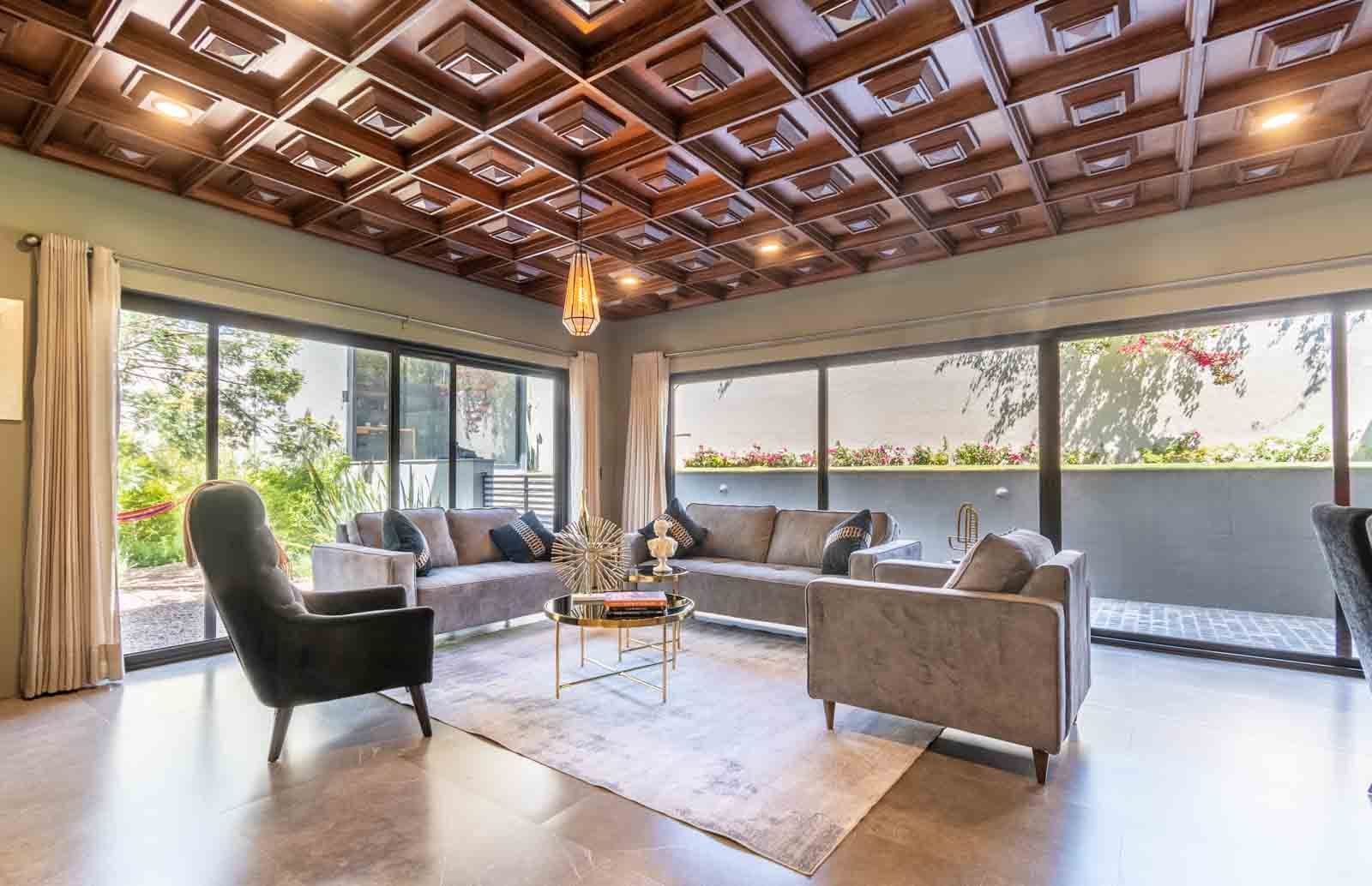 Casa Refugio — Villa de los Frailes, San Miguel de Allende — photo 7 — sophisticated living with panoramic garden views