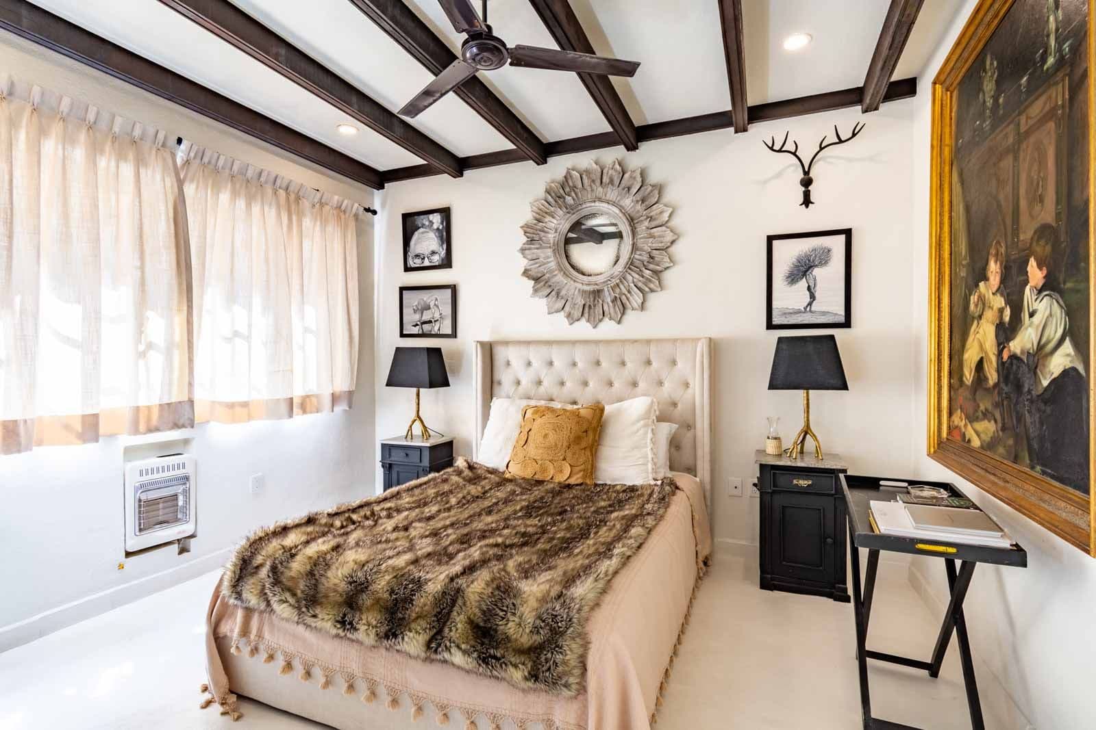 Casa Sol — Centro, San Miguel de Allende — photo 5 — elegant master suite with rustic charm