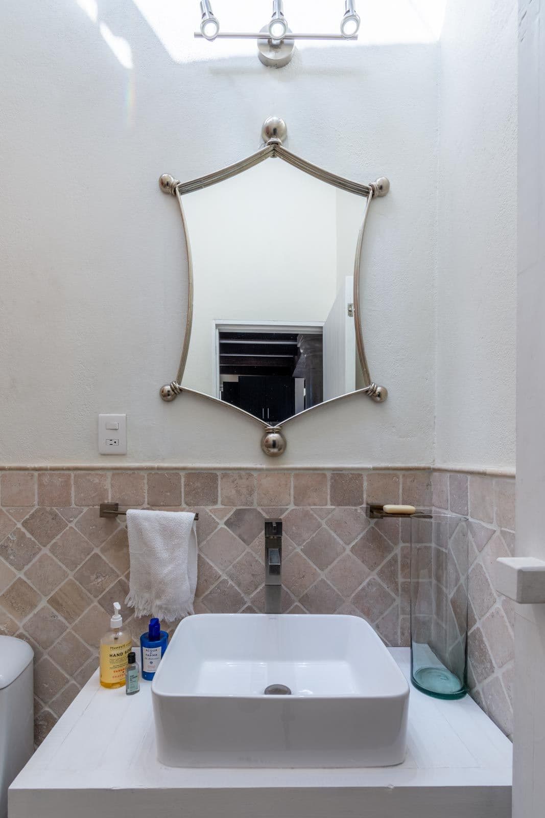 Casa Sol — Centro, San Miguel de Allende — photo 16 — elegant spa-inspired guest bath