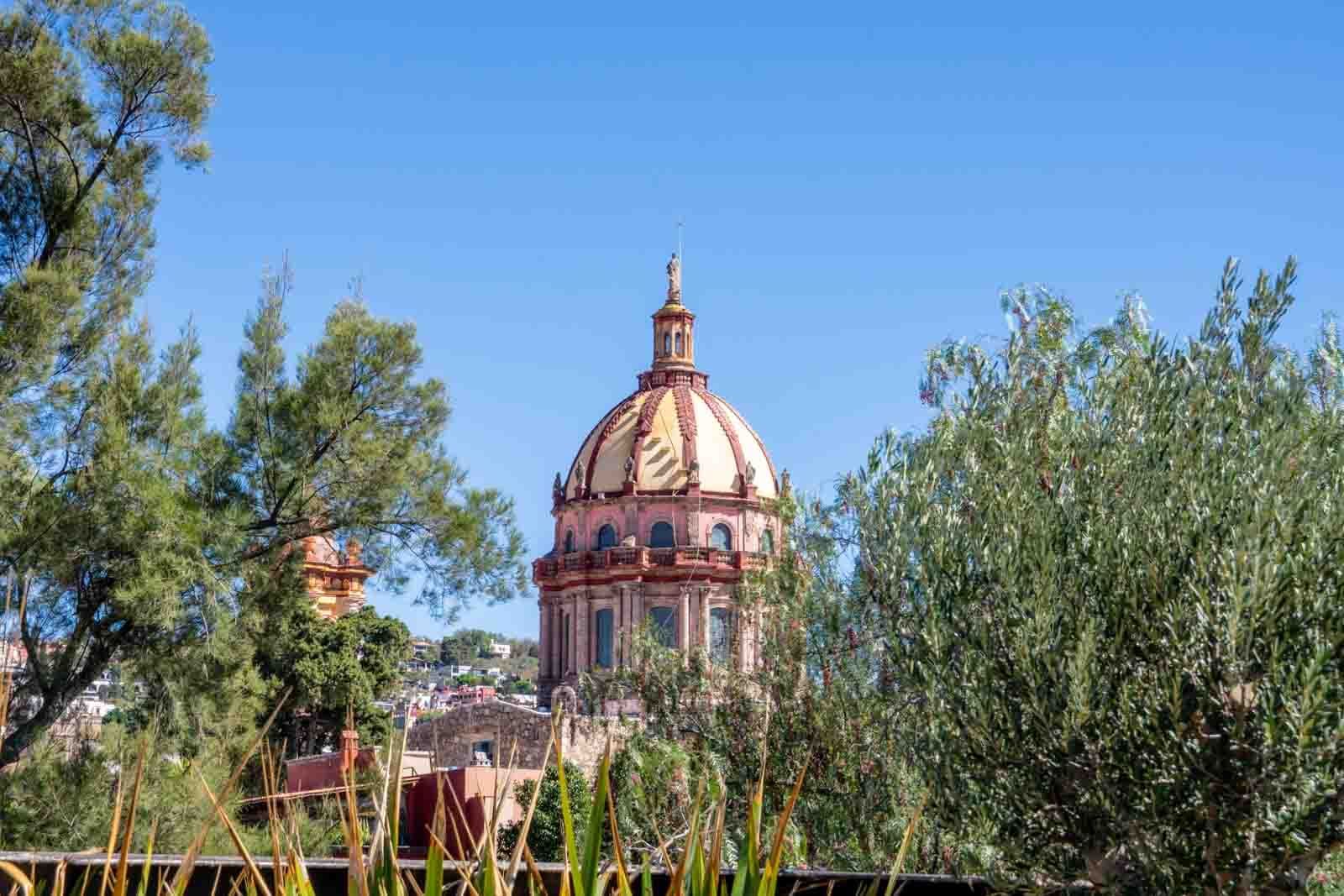 Casa Sol — Centro, San Miguel de Allende — photo 20 — iconic dome views, mature verdant gardens