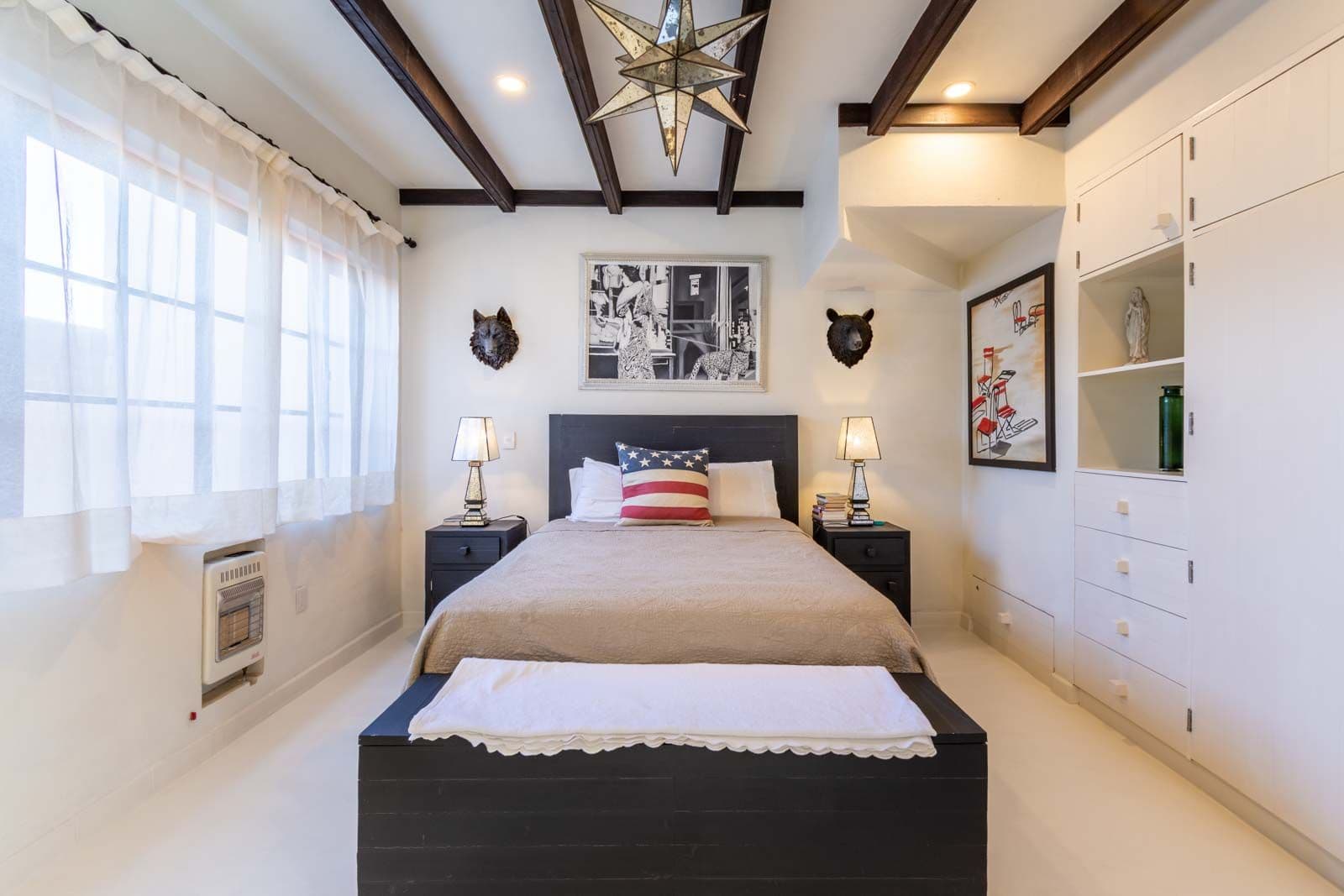 Casa Sol — Centro, San Miguel de Allende — photo 8 — bright, sophisticated bedroom with exposed beams
