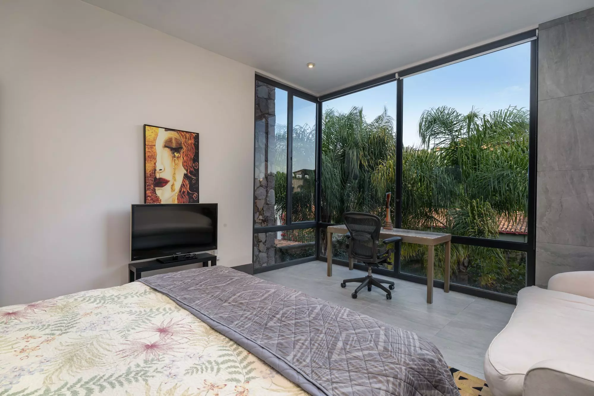 Casa Bella Vista — Balcones, San Miguel de Allende — photo 4 — serene bedroom with panoramic garden views