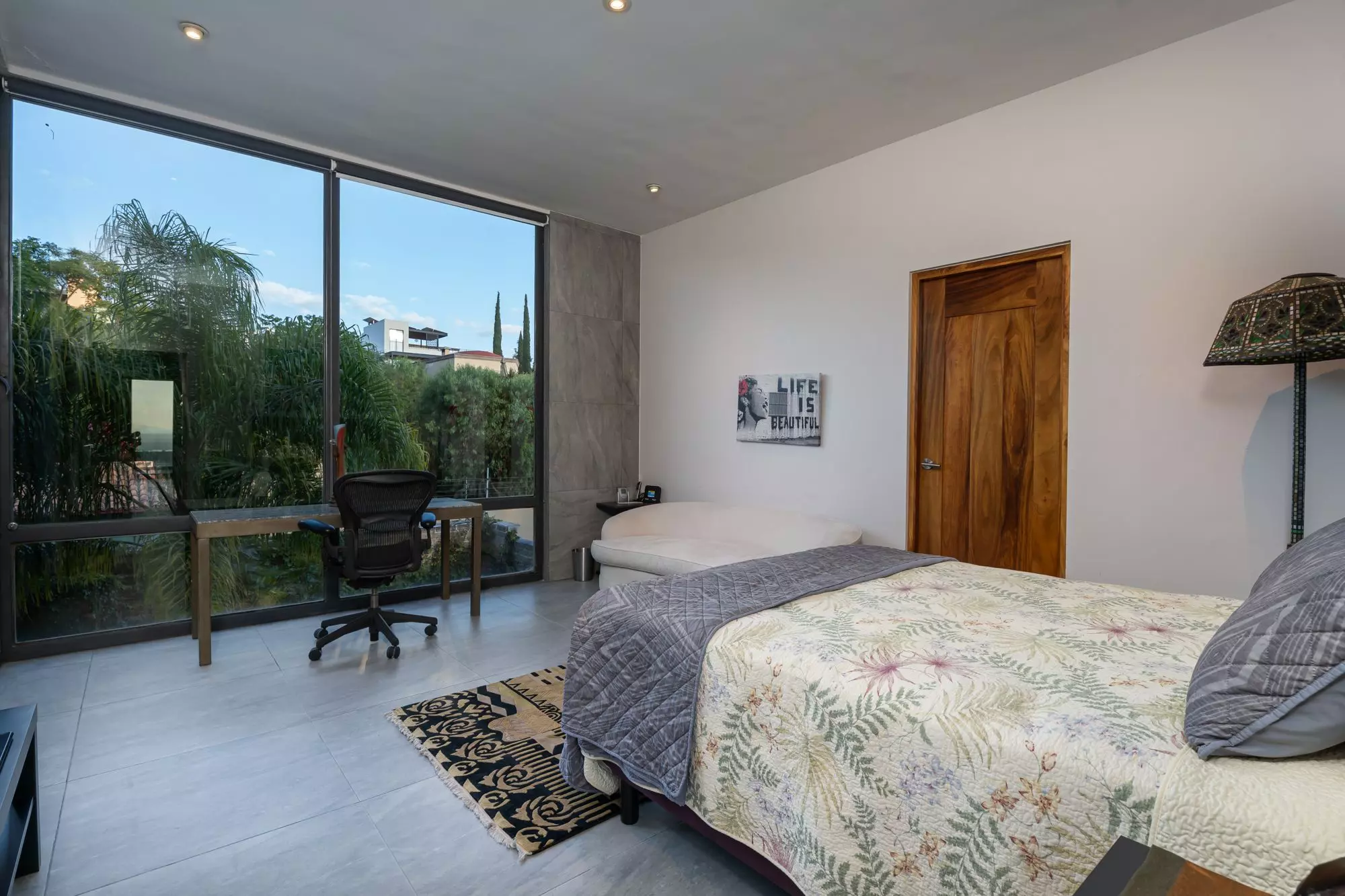Casa Bella Vista — Balcones, San Miguel de Allende — photo 25 — light-filled master suite, panoramic garden views