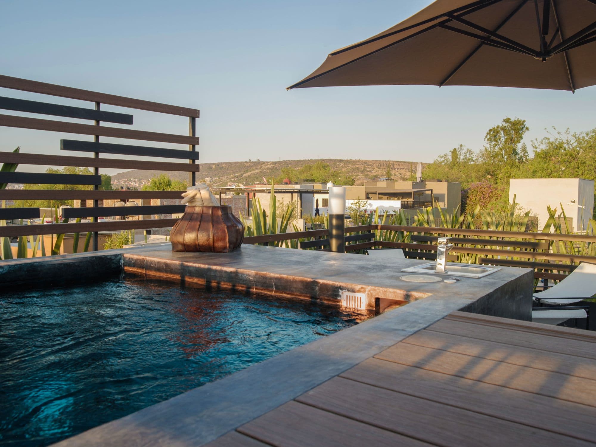 The Lofts — Centro, San Miguel de Allende — photo 6 — stunning rooftop pool oasis with panoramic views