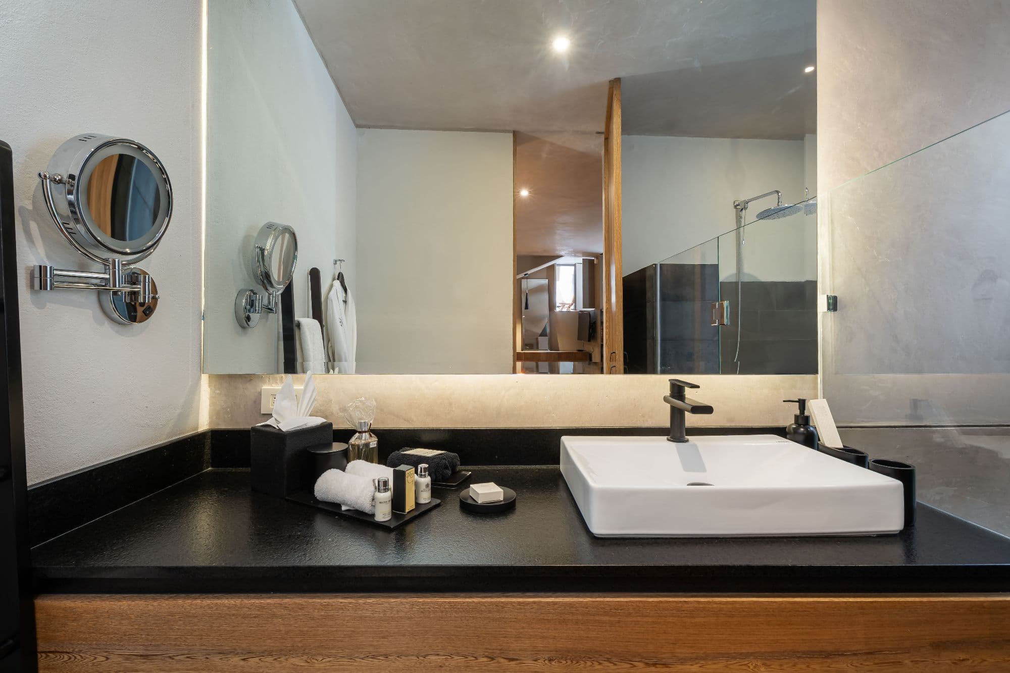 The Lofts — Centro, San Miguel de Allende — photo 8 — sophisticated spa-inspired ensuite bathroom