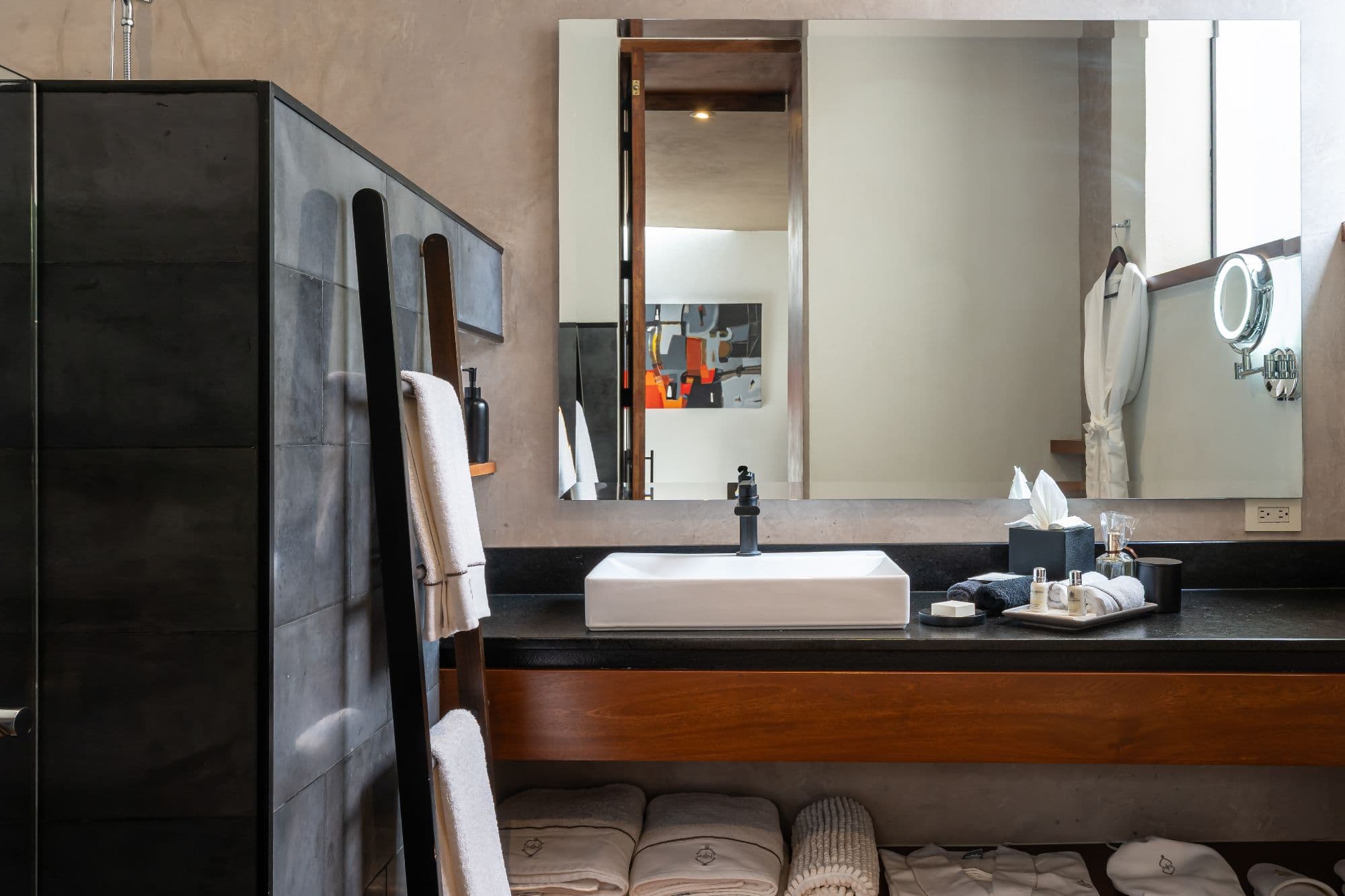 The Lofts — Centro, San Miguel de Allende — photo 16 — spa-inspired bathroom with designer finishes