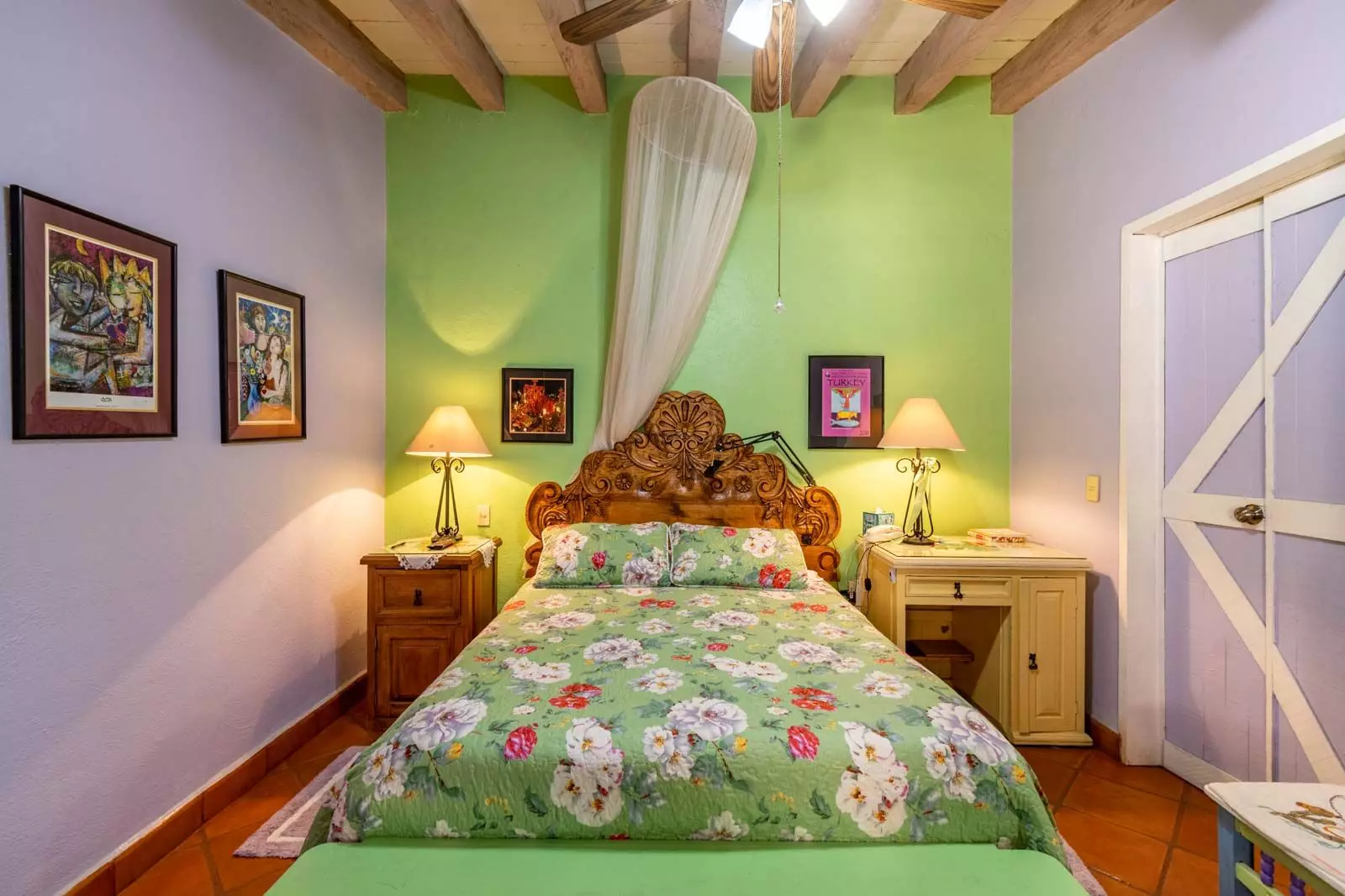 Rosal 26B — San Antonio, San Miguel de Allende — photo 11 — vibrant master suite, rustic charm, colonial elegance