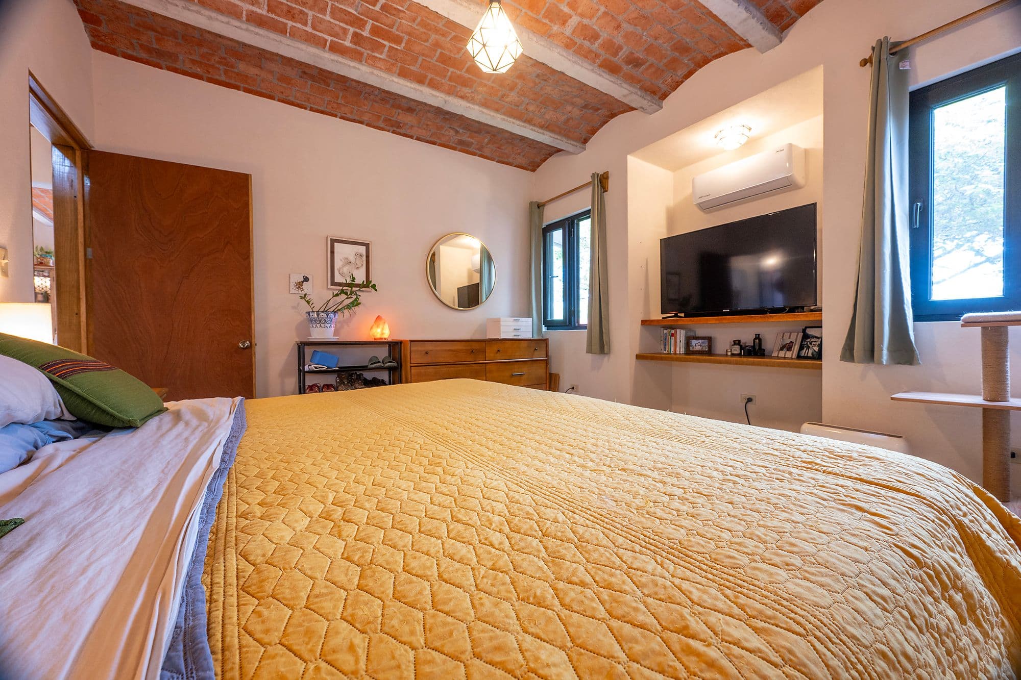 Casa Malva — Valle del Maíz, San Miguel de Allende — photo 13 — luminous master suite with rustic charm