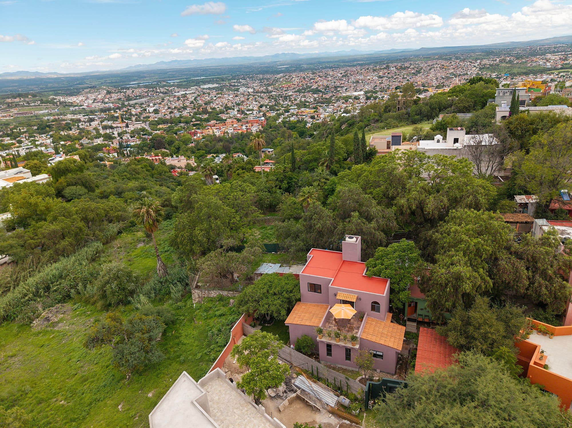 Casa Malva — Valle del Maíz, San Miguel de Allende — photo 24 — panoramic valley views, lush hillside setting