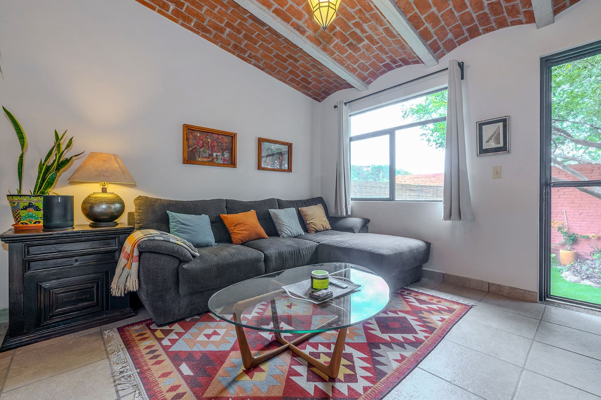 Casa Malva — Valle del Maíz, San Miguel de Allende — photo 10 — soaring brick ceilings, light-filled sanctuary