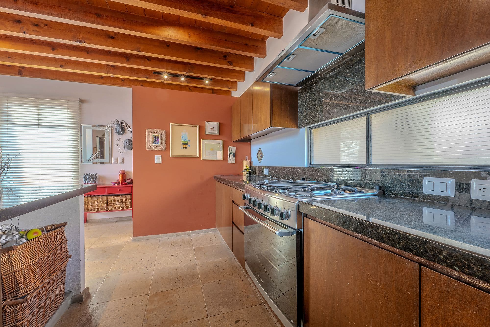 Casa Adrian — San Antonio, San Miguel de Allende — photo 4 — warm contemporary kitchen, rustic elegance