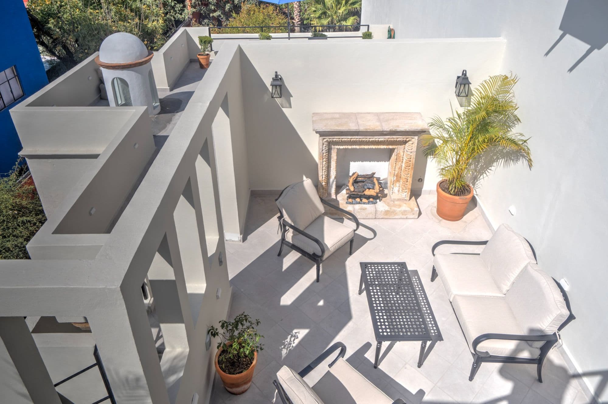 Casa Refugio Sur # 20A — San Antonio, San Miguel de Allende — photo 16 — luminous rooftop terrace, mediterranean elegance