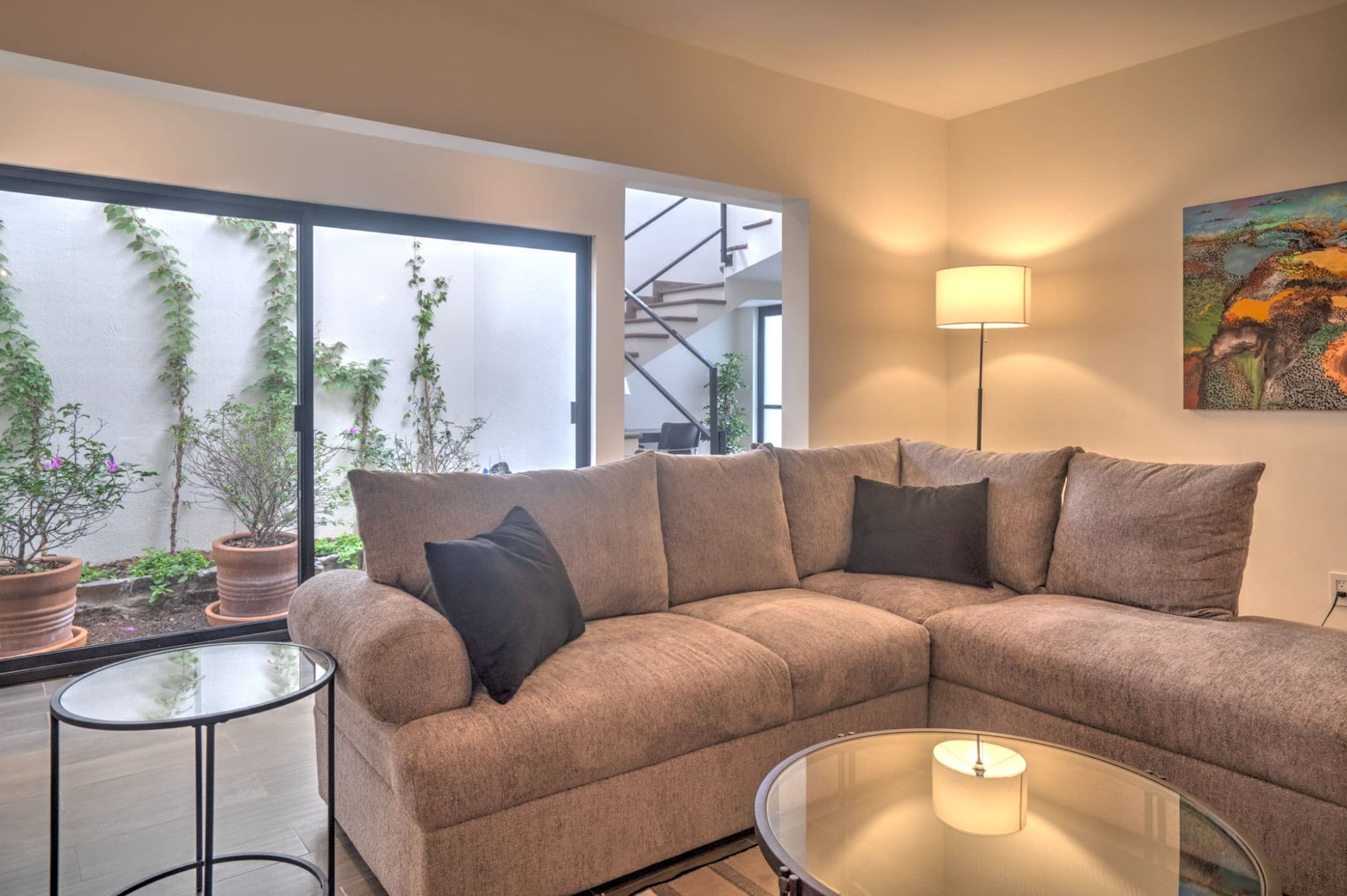 Casa Refugio Sur # 20A — San Antonio, San Miguel de Allende — photo 6 — sophisticated sectional, garden courtyard views