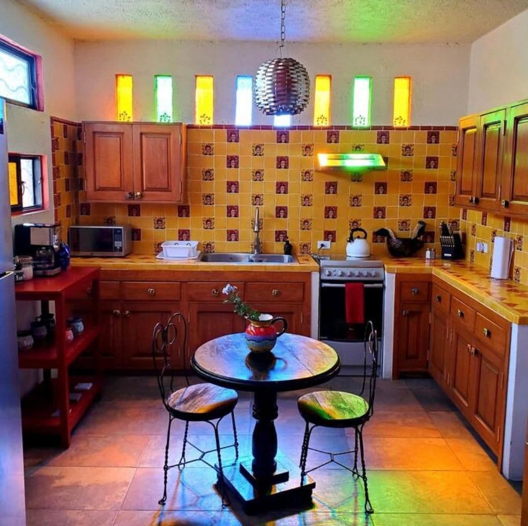 Casa Azul Orizaba — San Antonio, San Miguel de Allende — photo 10 — vibrant traditional mexican kitchen masterpiece