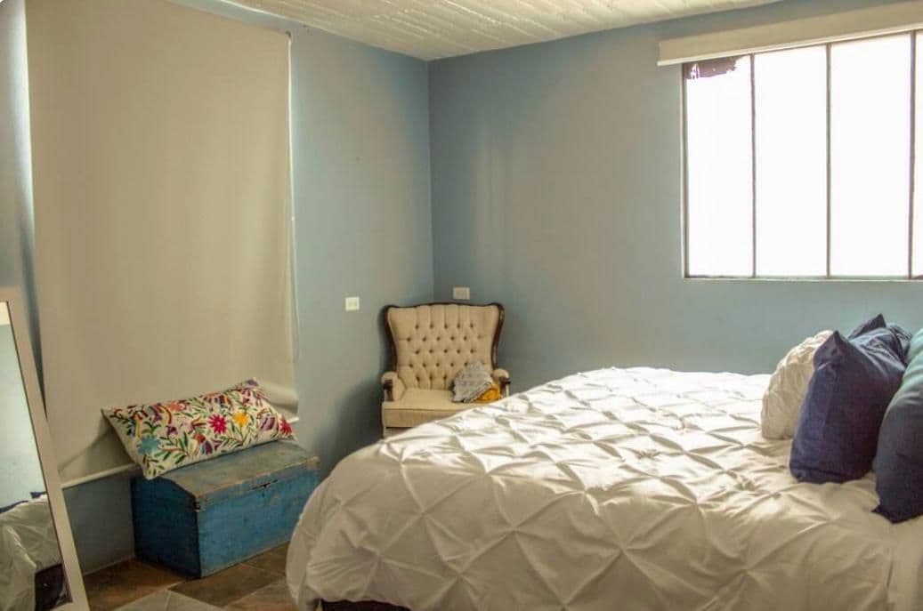 Casa Azul Orizaba — San Antonio, San Miguel de Allende — photo 5 — serene bedroom with abundant natural light