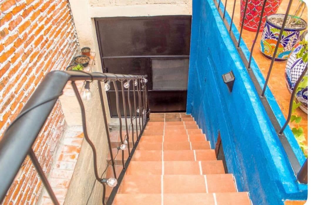 Casa Azul Orizaba — San Antonio, San Miguel de Allende — photo 11 — charming terracotta staircase with colonial character
