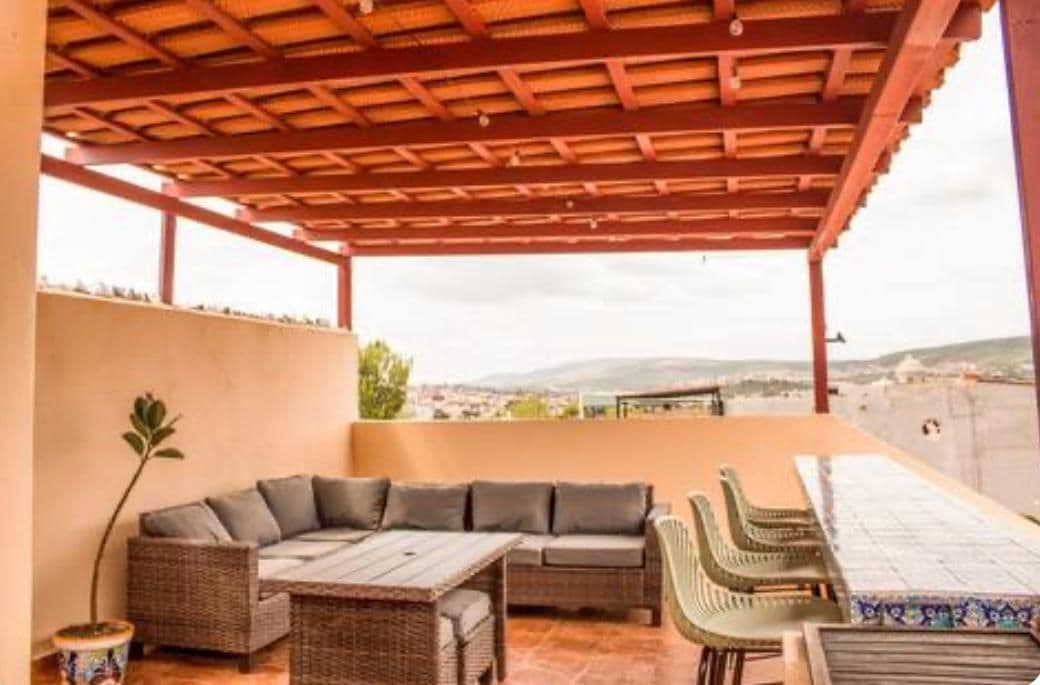 Casa Azul Orizaba — San Antonio, San Miguel de Allende — photo 13 — panoramic mountain views, contemporary terrace