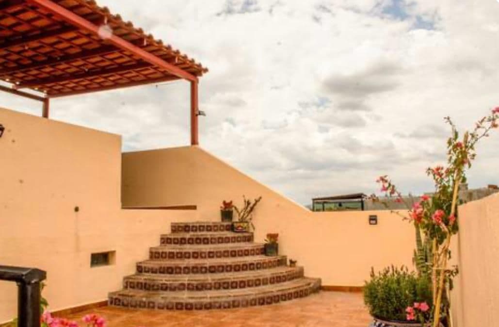 Casa Azul Orizaba — San Antonio, San Miguel de Allende — photo 12 — charming terrace with architectural character