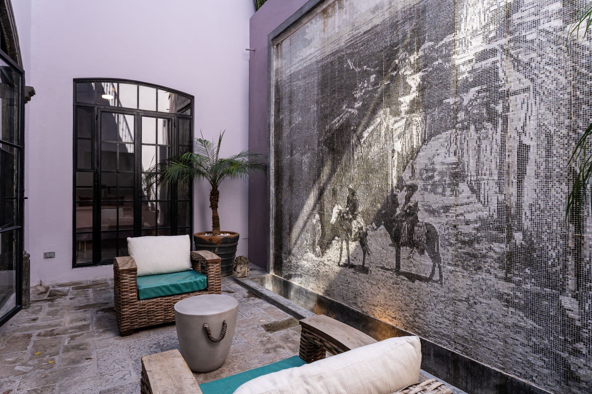 Casa Bruno — Guadalupe, San Miguel de Allende — photo 12 — serene courtyard oasis, architectural elegance