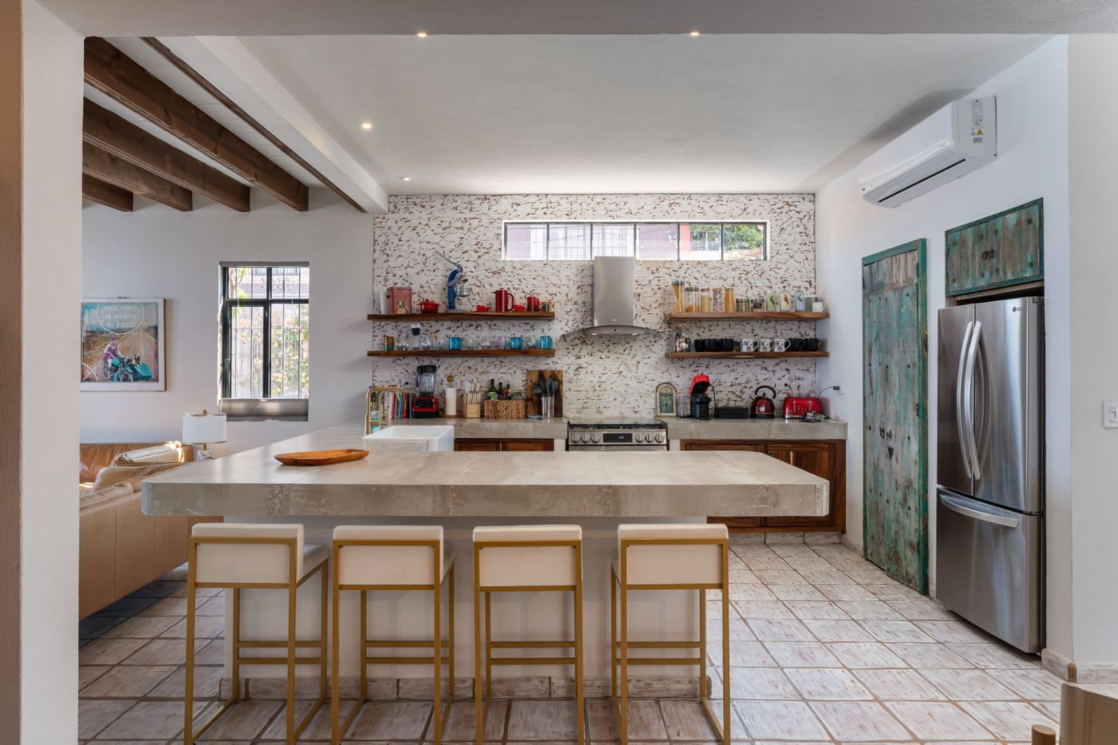 Casa Bruno — Guadalupe, San Miguel de Allende — photo 3 — contemporary mexican kitchen with artisanal charm