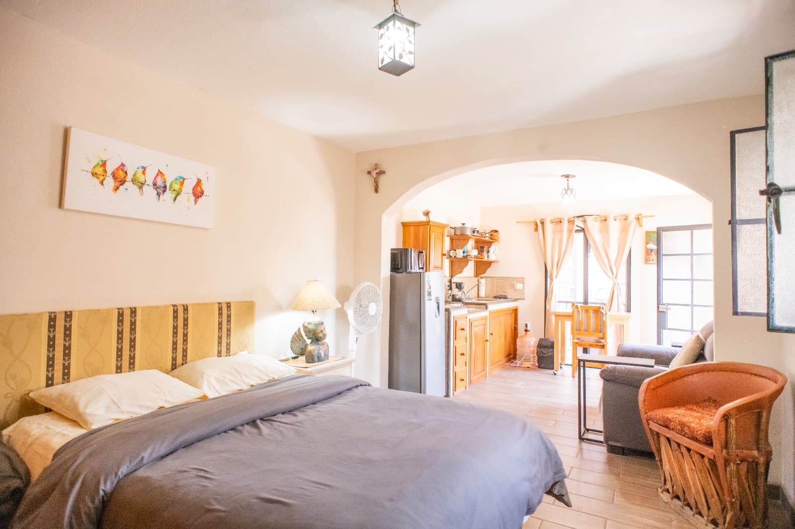 The Nest — San Antonio, San Miguel de Allende — photo 18 — luminous master suite with architectural charm