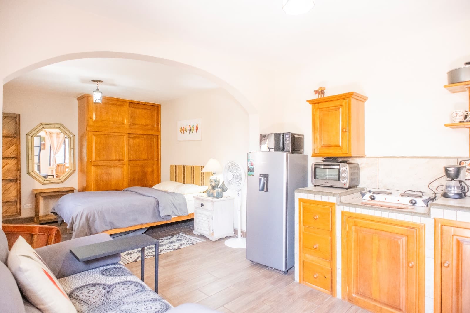 The Nest — San Antonio, San Miguel de Allende — photo 16 — charming studio with authentic wooden accents