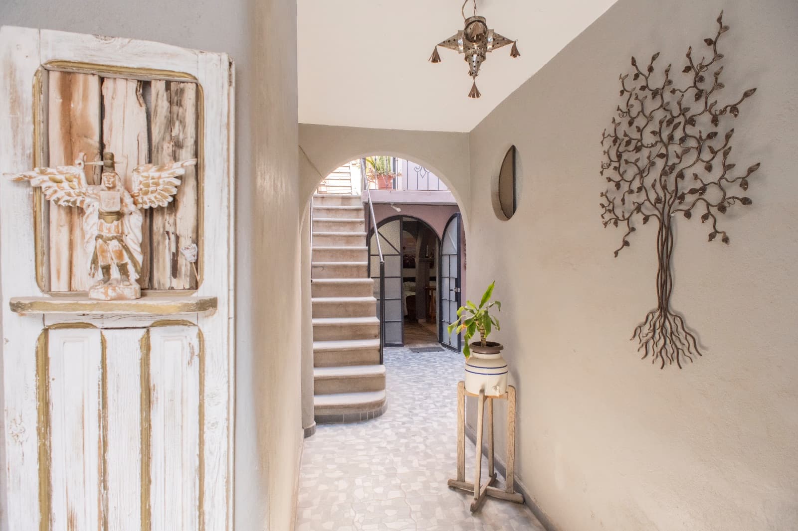 The Nest — San Antonio, San Miguel de Allende — photo 2 — serene colonial hallway, artisanal details throughout