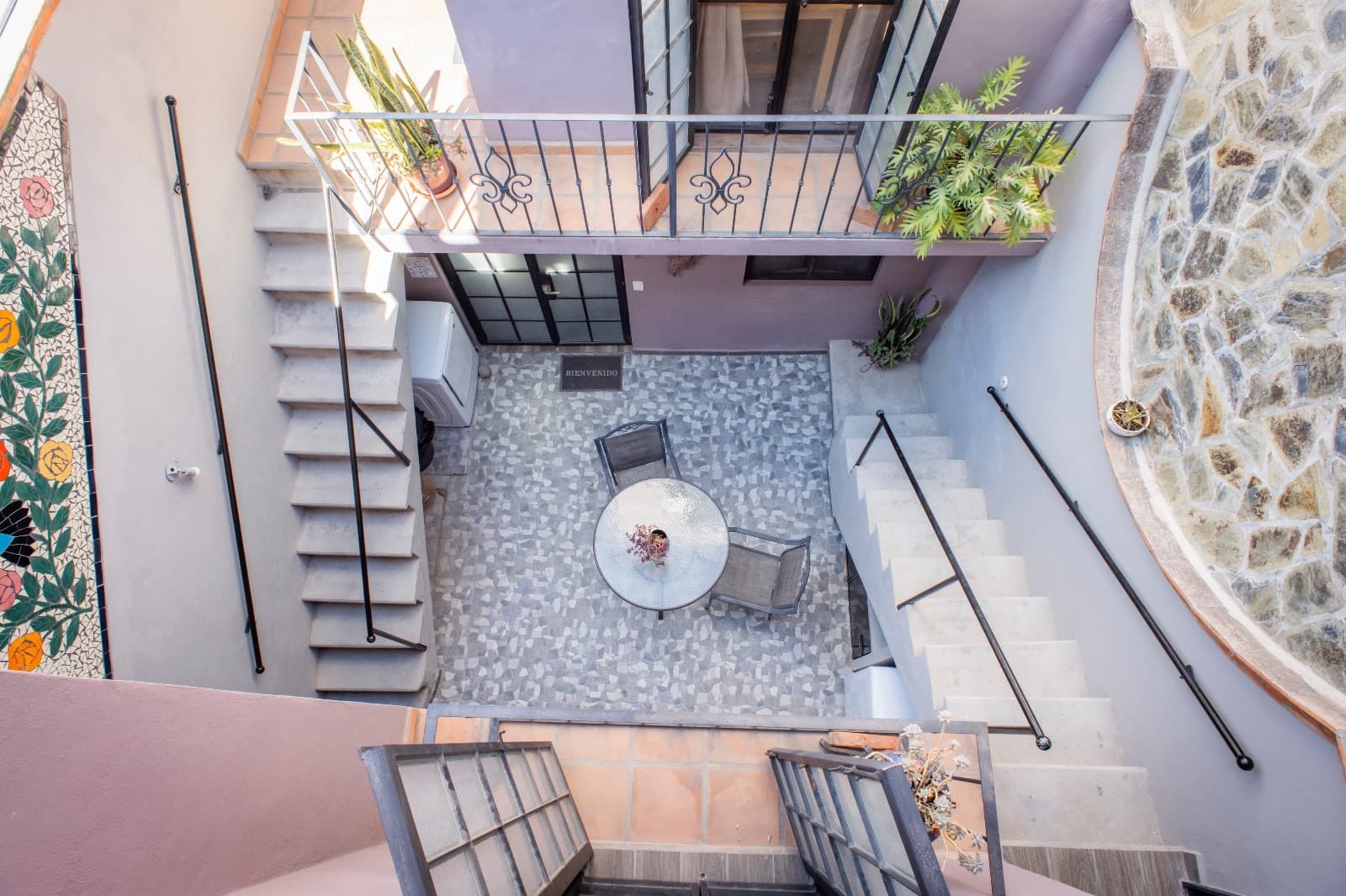 The Nest — San Antonio, San Miguel de Allende — photo 12 — charming colonial courtyard, abundant natural light