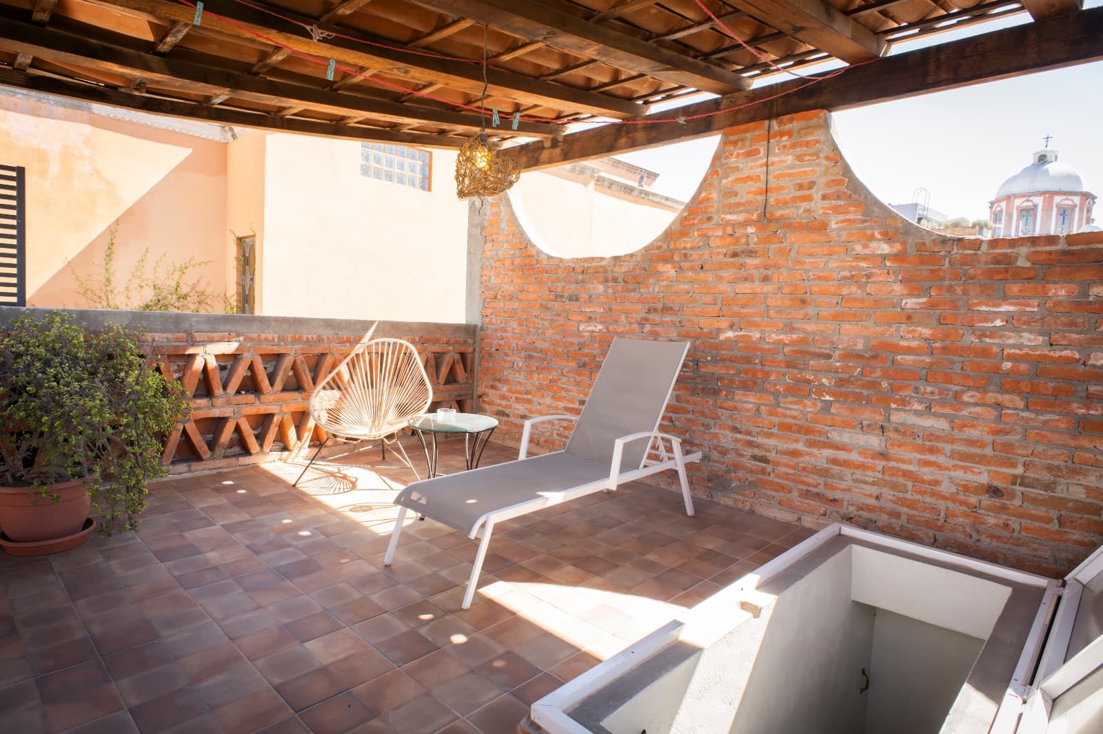 The Nest — San Antonio, San Miguel de Allende — photo 10 — charming rooftop terrace, abundant natural light