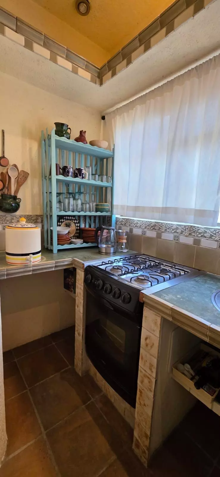 Casa Farolito — Guadalupe, San Miguel de Allende — photo 5 — charming traditional kitchen, abundant natural light