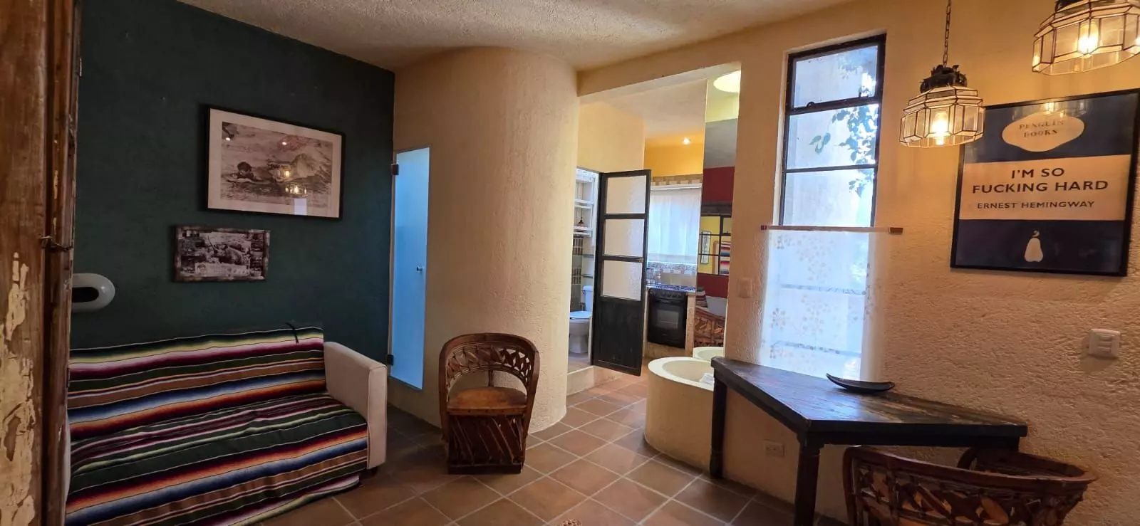 Casa Farolito — Guadalupe, San Miguel de Allende — photo 6 — eclectic bohemian living space