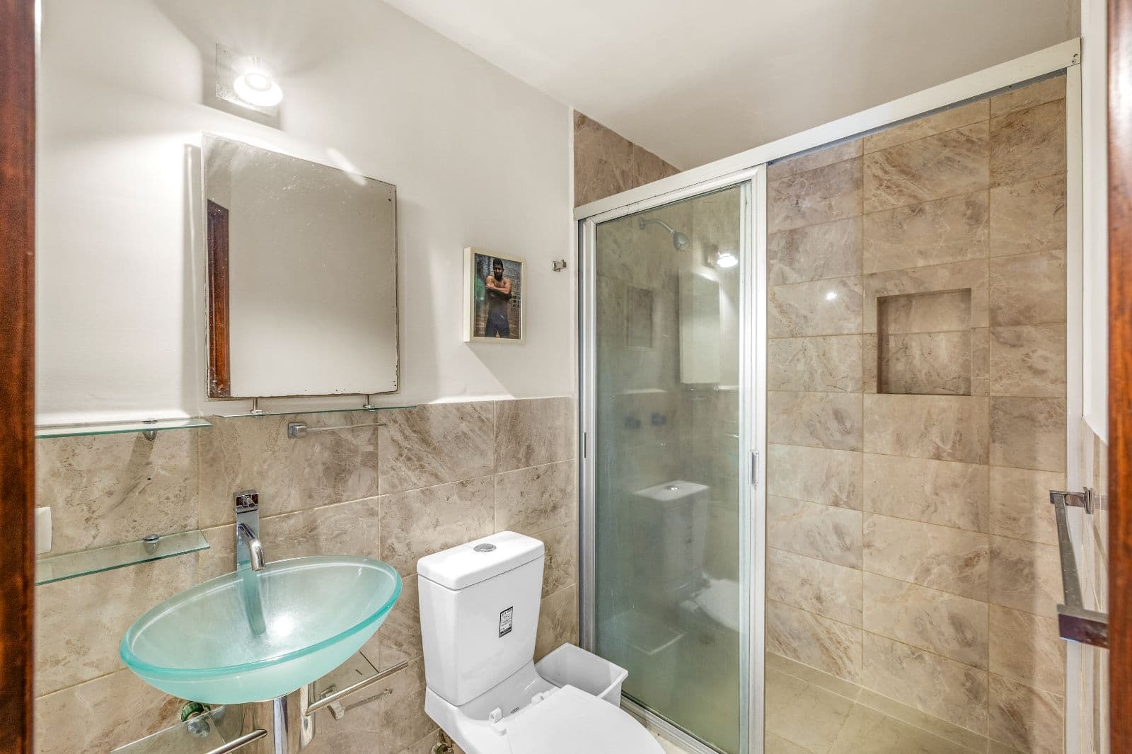 Casa Gorrion — Las Brisas, San Miguel de Allende — photo 13 — contemporary spa-inspired ensuite bathroom