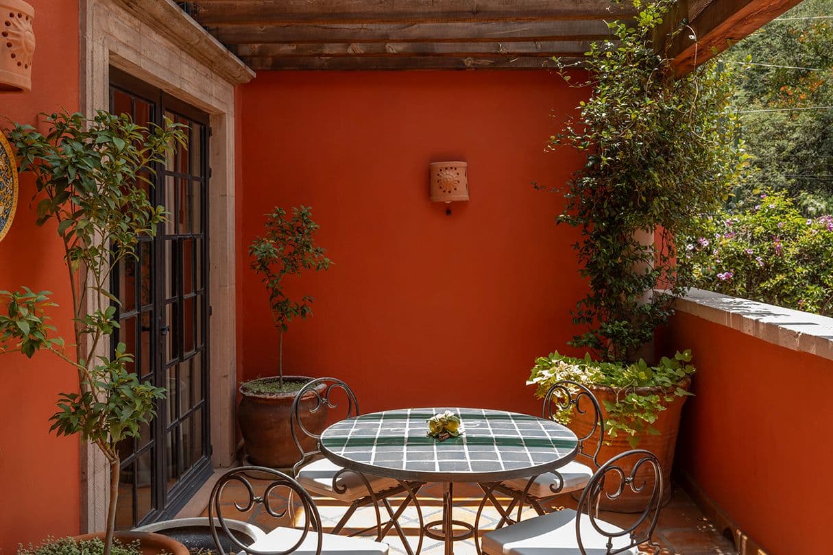 Casa Sol y Luna — Centro, San Miguel de Allende — photo 12 — charming courtyard with dappled sunlight