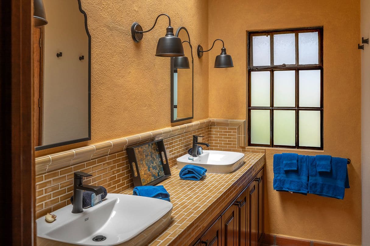 Casa Sol y Luna — Centro, San Miguel de Allende — photo 18 — artisanal spa-like master bath sanctuary