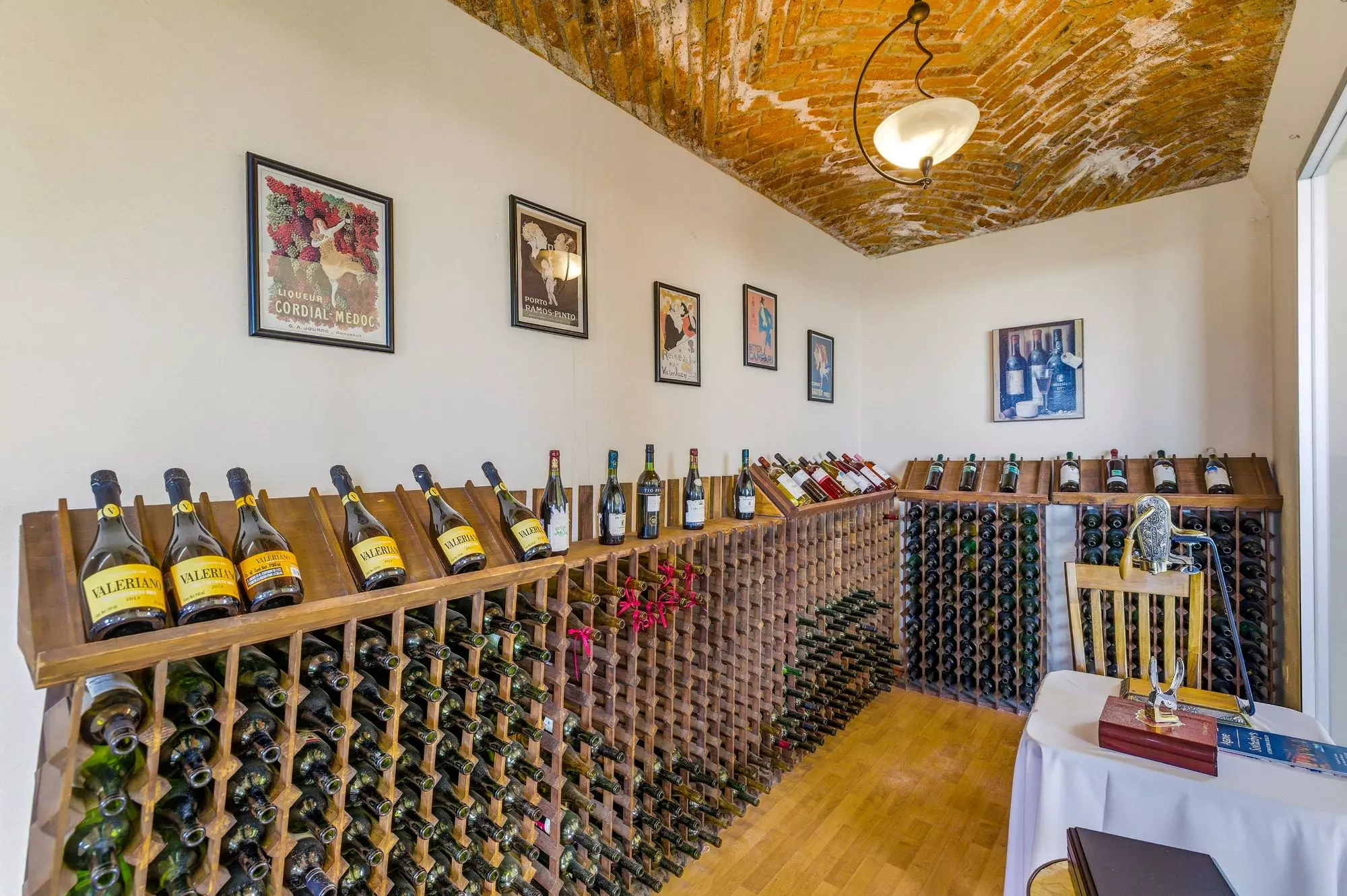 Hotel Mirador del Frayle — La Palmita, San Miguel de Allende — photo 4 — rustic wine cellar, elegant entertaining space