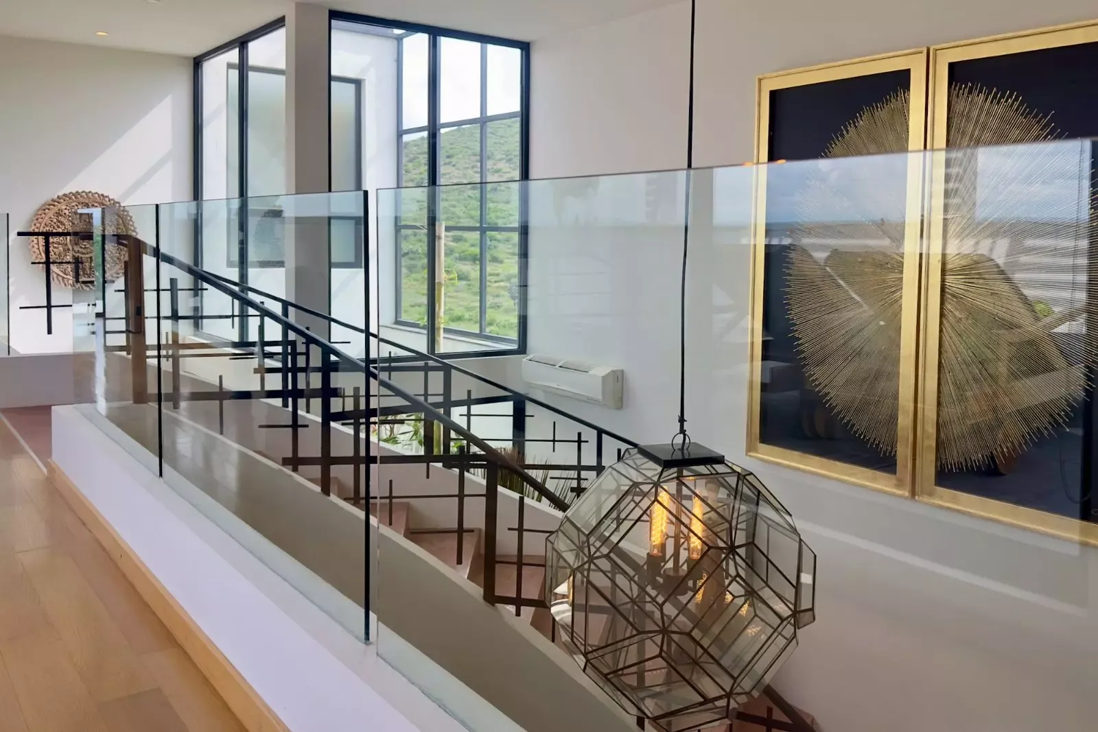 CASA CORDOBA — Residencial Malanquin la Mesa, San Miguel de Allende — photo 8 — luminous gallery with verdant valley views
