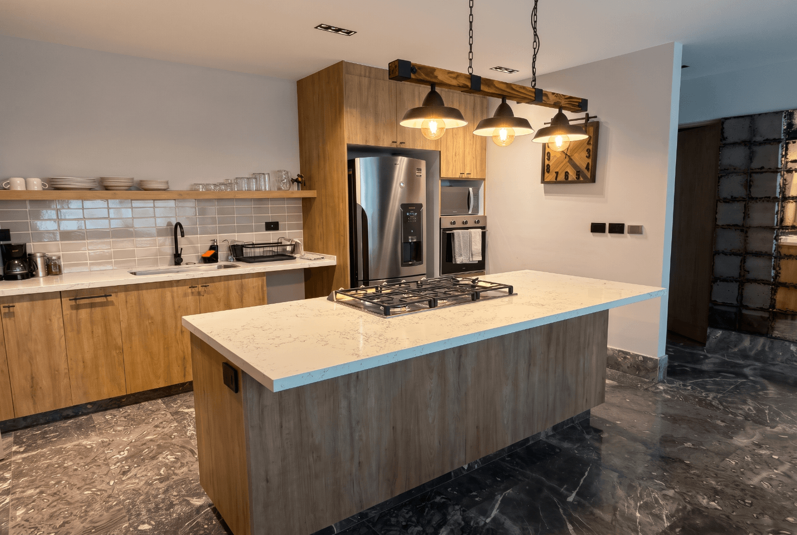 San Antonio 7 - D3 — San Antonio, San Miguel de Allende — photo 14 — contemporary chef's kitchen, artisan finishes