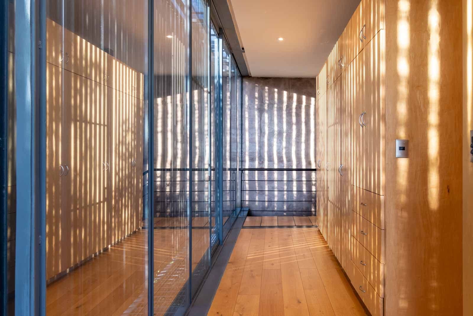 Casa Montolea — Los Senderos, Valle de los, San Miguel de Allende — photo 20 — sunlit corridor, architectural elegance awaits