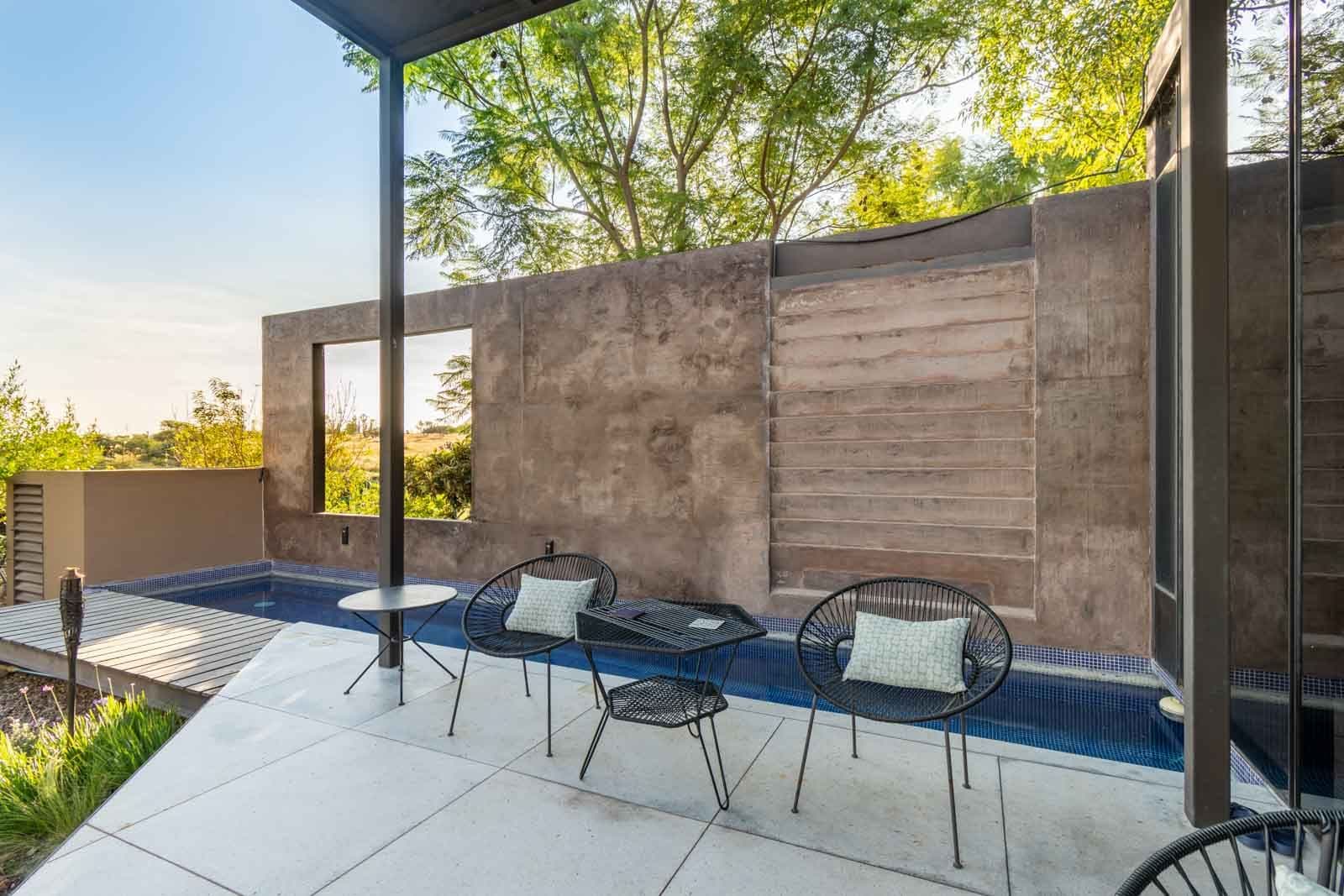 Casa Montolea — Los Senderos, Valle de los, San Miguel de Allende — photo 12 — contemporary poolside sanctuary with panoramic views