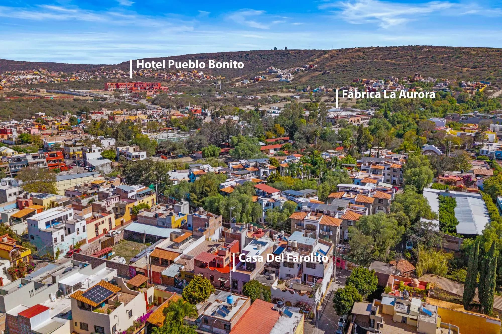 Casa Del Farolito — Guadalupe, San Miguel de Allende — photo 21 — vibrant hillside community panoramic vistas