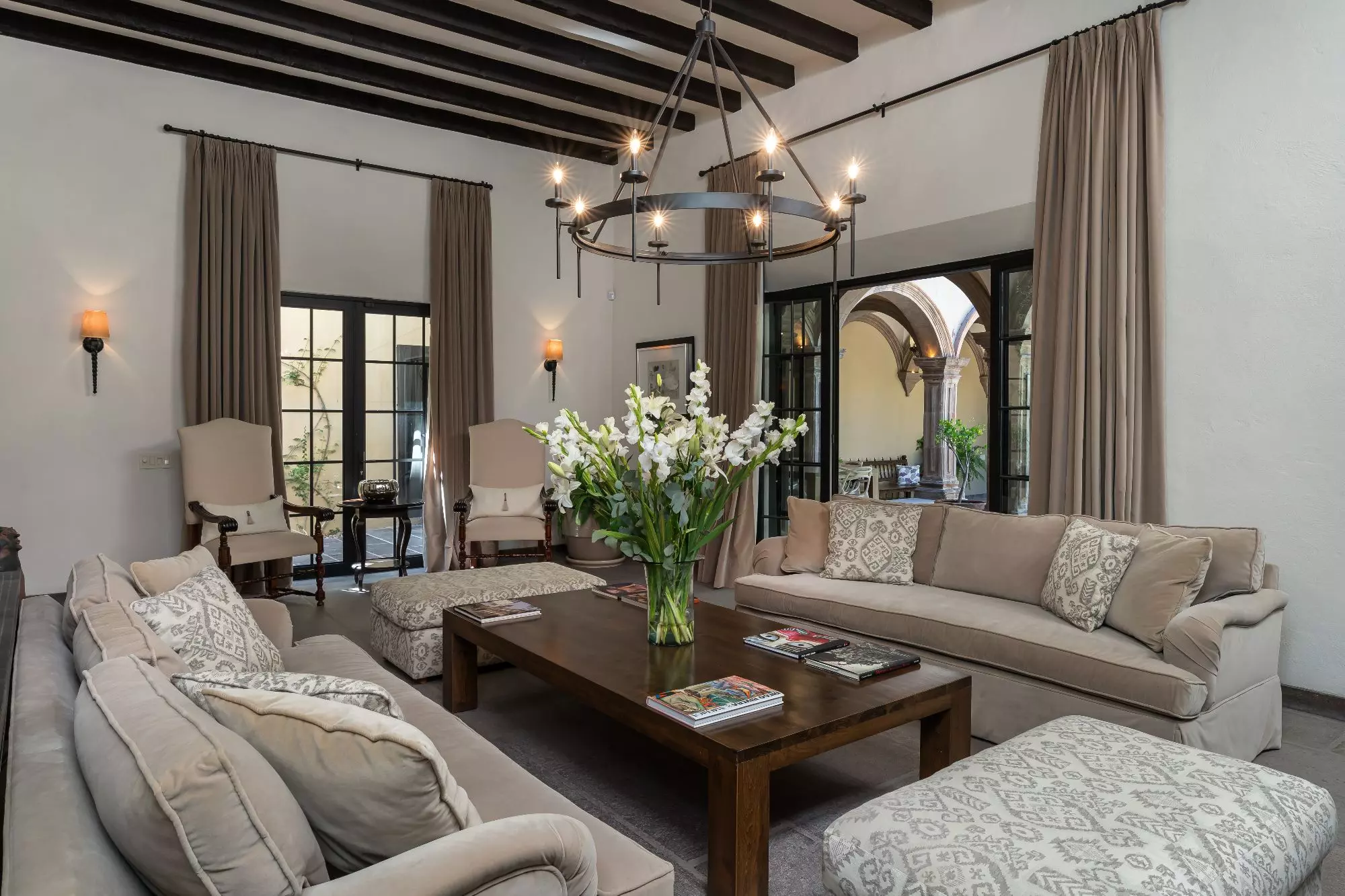 Casa Encantada — Centro, San Miguel de Allende — photo 4 — elegant entertaining space, soaring ceilings, architectural charm