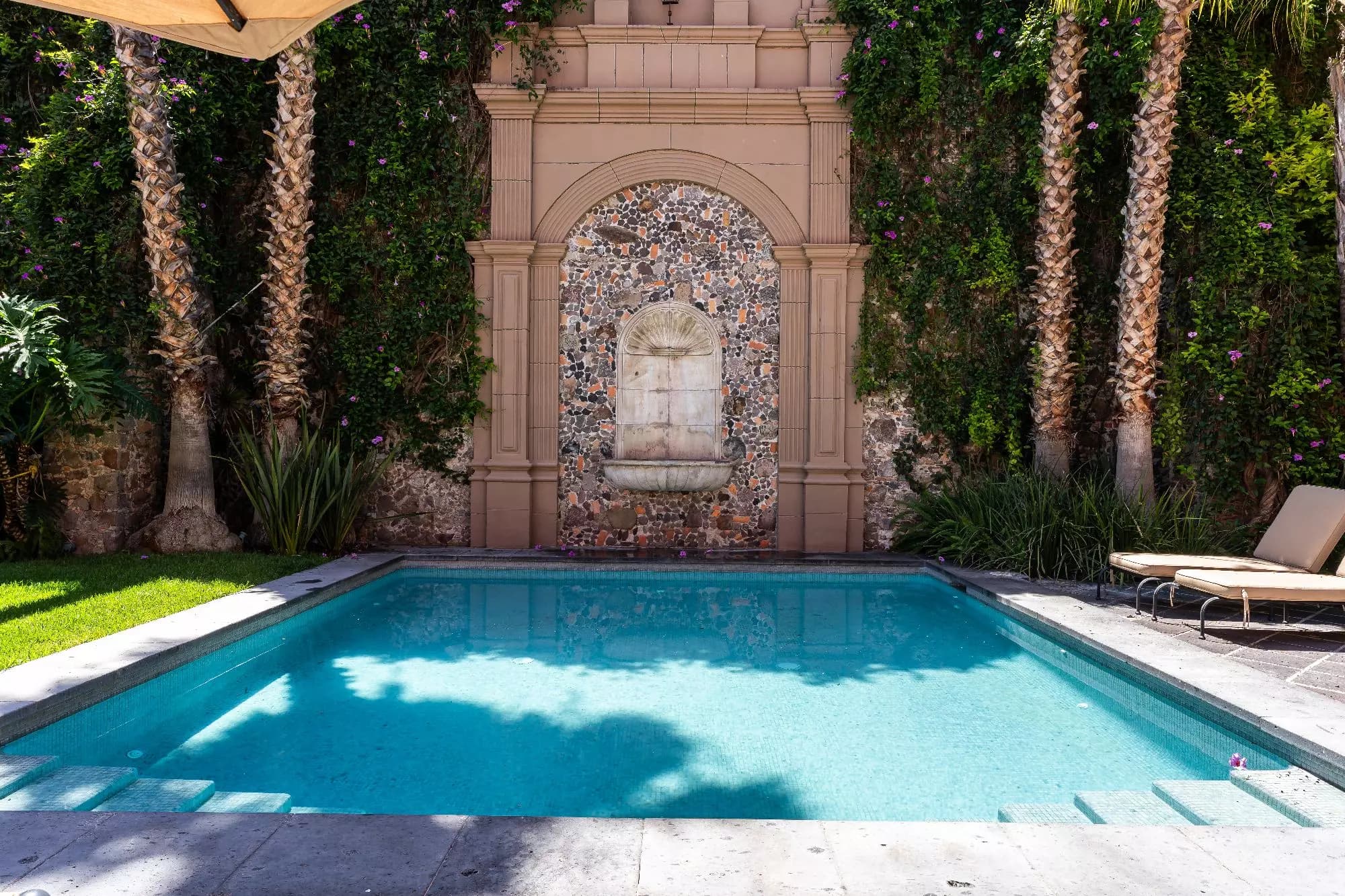 Casa Encantada — Centro, San Miguel de Allende — photo 25 — serene courtyard, classical architecture, refreshing pool