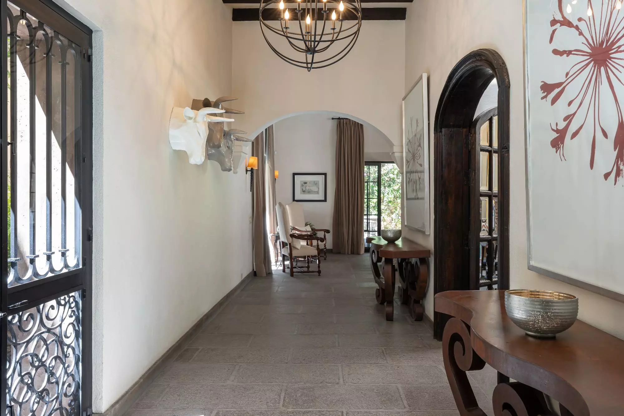 Casa Encantada — Centro, San Miguel de Allende — photo 12 — elegant arched hallway, refined colonial architecture