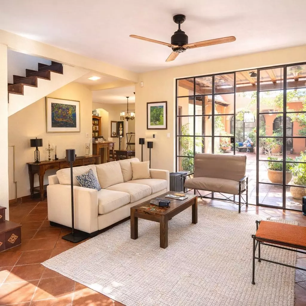 Casa Vergel — San Antonio, San Miguel de Allende — photo 6 — luminous living space, courtyard views