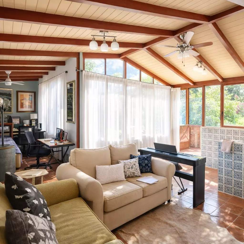 Casa Vergel — San Antonio, San Miguel de Allende — photo 16 — soaring beams, luminous modern sanctuary