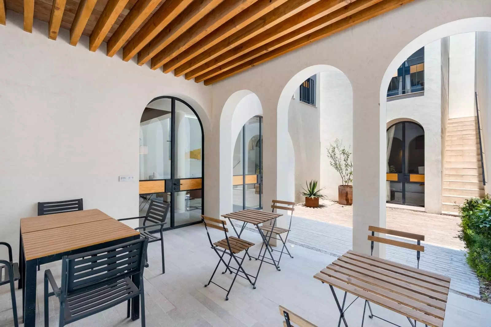 Indigo 8 — Guadiana, San Miguel de Allende — photo 23 — serene courtyard with architectural grace