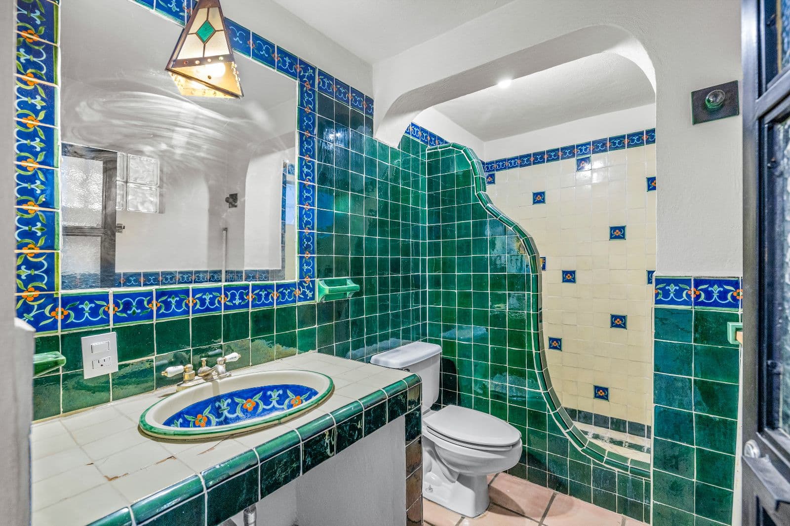 Great Renovation Project — San Antonio, San Miguel de Allende — photo 15 — charming talavera-tiled bathroom retreat