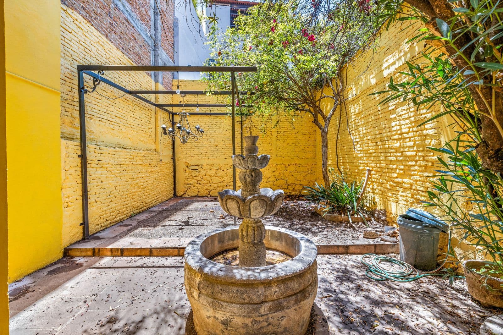 Great Renovation Project — San Antonio, San Miguel de Allende — photo 9 — sun-drenched courtyard with rustic fountains